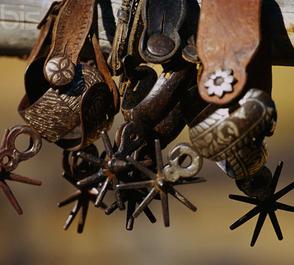 Tools of the trade, spurs, Rowels and Spur straps