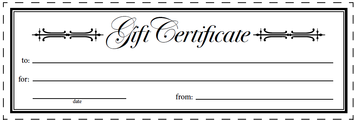 Gift Certificates