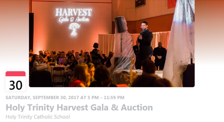 2017 Holy Trinity Harvest Gala Facebook Event