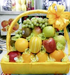 Mẫu giỏ hoa quả nhập khẩu đẹp lung linh, thiết kế các mẫu giỏ hoa quả nhập khẩu đi thắp hương tế lễ của lãnh đạo cấp cap