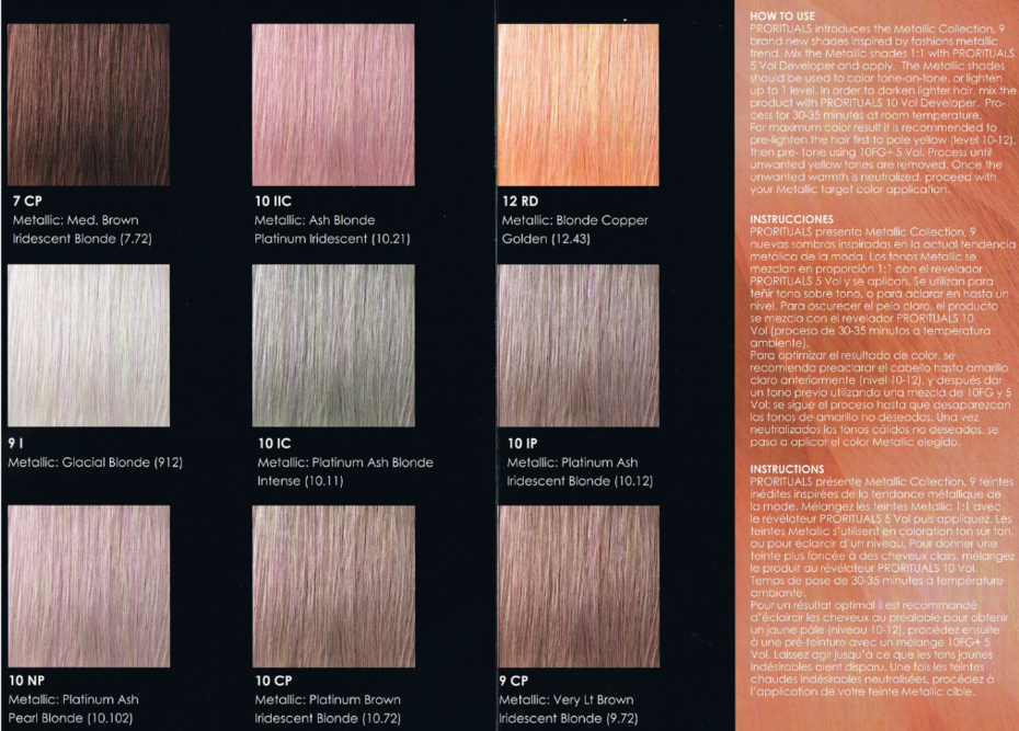 Prorituals Hair Color Color Swatch