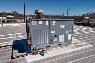 Close-up of a clean furnace interior after heating system repair.
