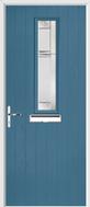 1 Square Composite Door regal corenet glass