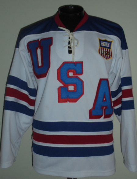 Vintage 90s Hockey Jersey Mens Large USA Olympic