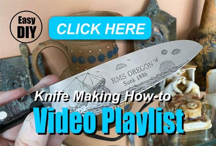 DIY Easy Crafts Knife Making Hoe-to Video Playlist