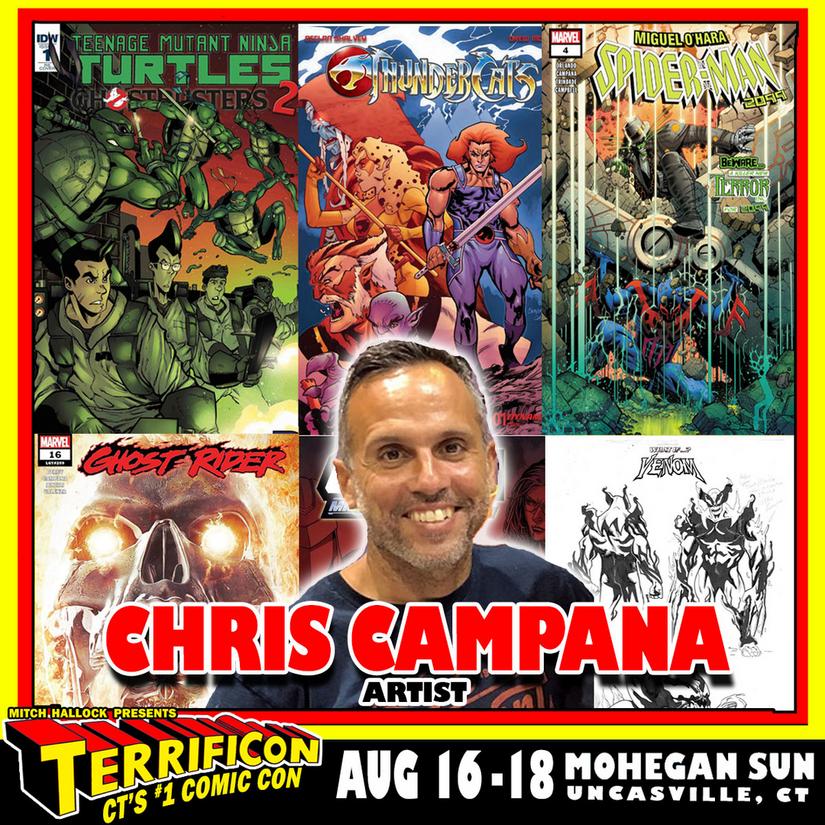 COMIC BOOK CREATOR GUESTS for TERRIFICON CONNECTICUT'S Comic Con at