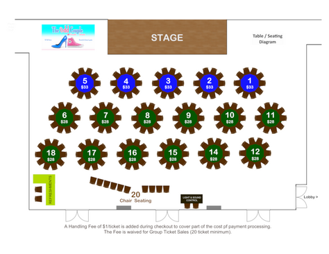 The Odd Couple (FV) Audience Seating Chart