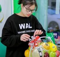 Giỏ hoa quả nhập khẩu 500k