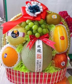 giỏ hoa quả sinh nhật, giỏ hoa quả chúc mừng