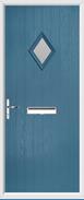 Cottage Diamond Composite Door obscure glass