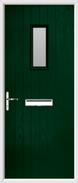 Cottage Rectangle Composite Door obscure glass