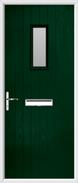 Cottage Rectangle Composite Door obscure glass