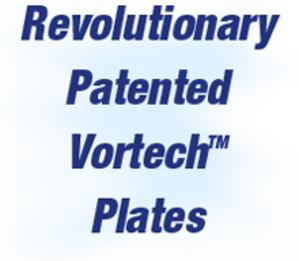 Revolutionary Patented Vortech Plates