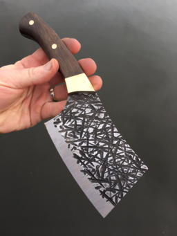 Custom Hand made Celtic Chef Knife – Berg Knifemaking