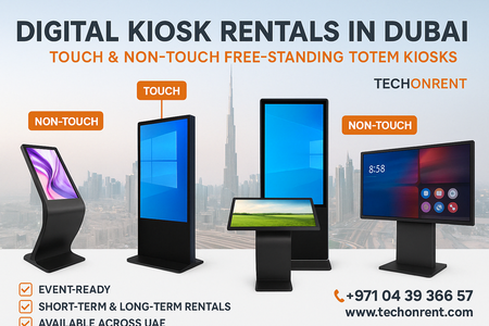 Hire Touch for Event Exhibition TradeShow easy Rental process l TECHONRENT.UAE