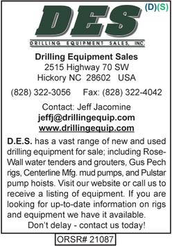 Drilling Equipment, DES