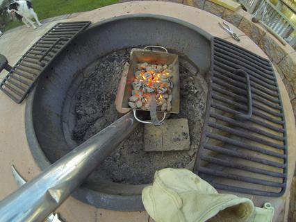 Easy DIY Knife Making Fire Pit Forge. www.DIYeasycrafts.com
