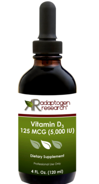 Adaptogen Research, Vitamin D3 5000 IU Liquid