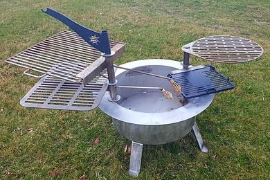 alt="fire pit tub stainless steel"