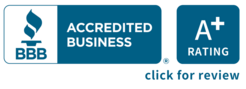 Better Business Bureau A + Accreditation Seal