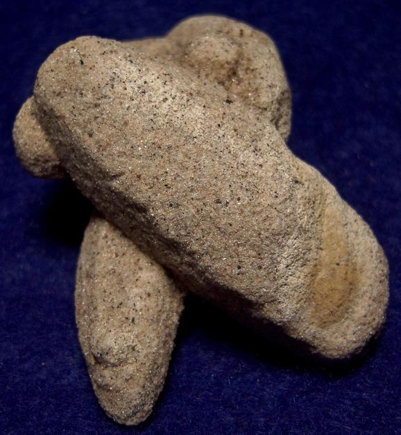 Sand Calcite crystals, Badlands, Pennington County, South Dakota, USA, ex Ted Morley, collected ca. 1960