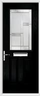 2 Panel 1 Square Composite Door regal corenet glass