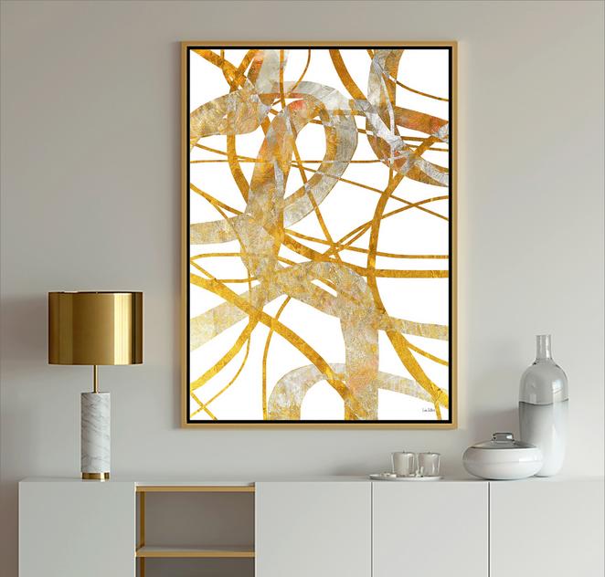 Gold Abstract Art, #Gold art, #abstract art, #Dubois Art