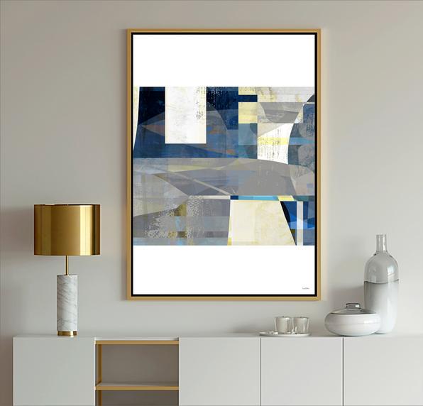 Blue Multi-color Abstract Art, #Dubois Art, #Blue Art, #modern art, #abstract art