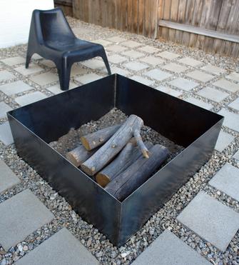 Square Fire Pit Liner