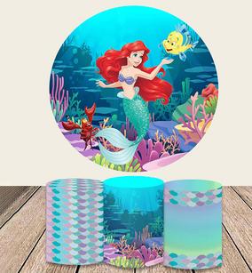 LITTLE MERMAID FABRIC BACKDROP COVER FOR RENT