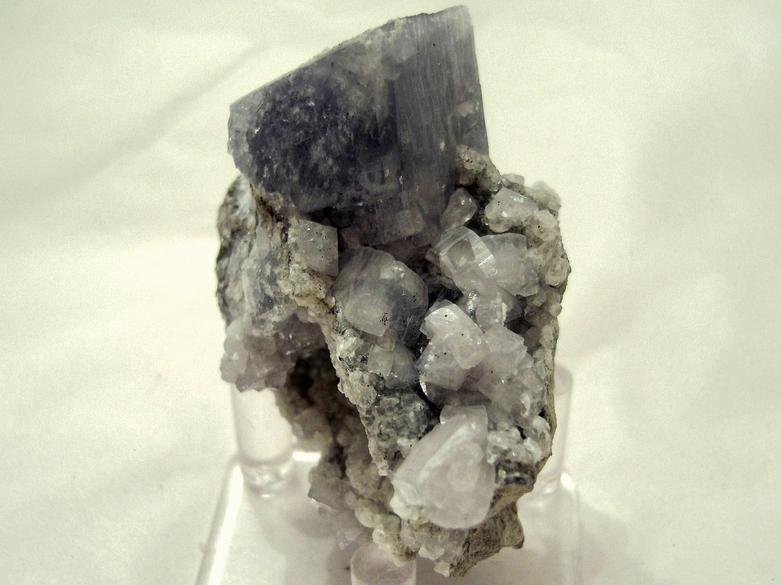 CELESTINE Celestite, CALCITE, STRONTIANITE - Meckley's Quarry, Mandata, Northumberland County, Pennsylvania, USA - for sale
