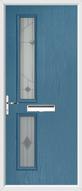 2 Square Door mesquite glass