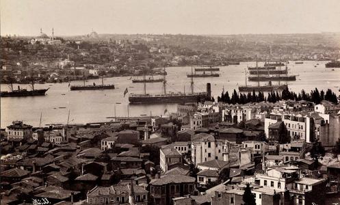 Ottoman Navy Fleet in Istanbul