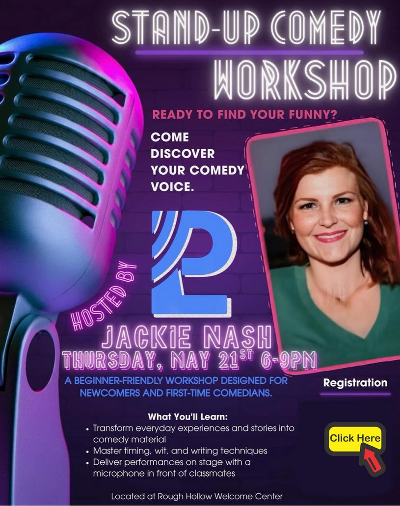 STAND-UP COMEDY Workshop. Beginner friendly! Especially for newcomers and first-timers. May 21, 2026