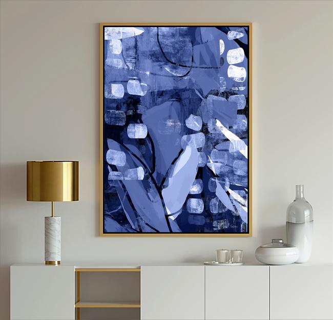 Blue & White Art, #Abstract Art, #blue art