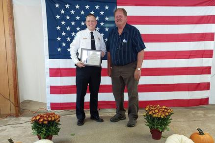 Chief Steve Helmich & Village President Rex Brockhouse