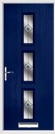 3 Square Composite Door fusion glass