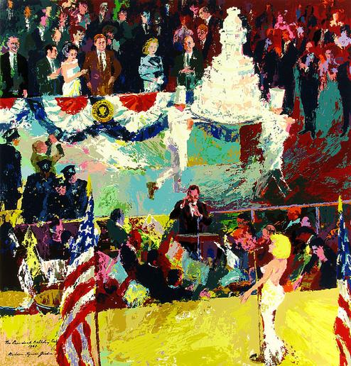 LeRoy Neiman The Presidents Birthday Party