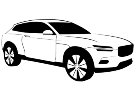 saving money clipart black and white cars