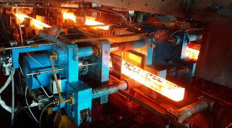 Y-TABLE FOR ROLLING MILLS, OIL LUBRICATION SYSTEM (Capacity - 50 LPM to 300 LPM), AUTOMATIC BUNDLING MACHINE, Hot Billet Shear, Billet Charging Grate, Flywheel, Gear Boxes, Mill Stands, Shearing Machines, Conveyor Rolls, Spindle Carrier, Pinch Rolls, Tilting Tables, Twin Channel, TMT Quenching System, Tail Breaker Pinch Rolls, Oil Lubrication System, Guide Box & Twist Pipes Mechanical Pusher, Mill Accessories, TMT Chain Transfer System, Recuperators, Cooling Tower, gear coupling, universal spindles, steel rolling mill, rolling mill items, steel plant machineries, steel plants, CCM, Continuous casting machine, steel melting, steel makers, leju Thomas, 9310524787, Gear boxes, Pinion stands, Rolling mill Stands on Fiber& bearings, Roller tables, Tilting tables, Y tables, Guide boxes, Chocks, Couplings, Spindles, Rotary shears, Flying shears, Cantilever type pinch Rolls, Tail Breaker pinch Rolls, Quenching Systems (for 8-16 mm, 16-25 mm, & 25-32 mm), Twin channel, Hot Rolling Mills, Shears, Automatic Cooling Bed, Quenching Boxes, Twin Channel Machine, Mill Stands, Cold Rolling Mills, Gear Couplings, Industrial Gear Box, Punching Cropping Machine, Hot Saw, Transmission Tower Machinery, Chain Transfer Systems, Product Design Development, Hot Rolling Mills Bar Rolling Mill Hot Rolling Mill Equipment Slit Rolling Mill Shears Flying Shear Crank Shear Continuous Rotating Shear Disc & Drum Shear Automatic Cooling Bed Quenching Boxes TMT Quenching Boxes Twin Channel Machine Industrial Gear Box Helical Gear Box Rolling Mill Gear Boxes Mill Stands Rolling Mill Stands TMT Mill Stands Housingless Mill Stands Cold Rolling Mills Gear Couplings Gear Jobwork Punching Cropping Machine Hot Saw Traveling type Hot Saw Fixed type Hot Saw Transmission Tower Machinery Chain Transfer Systems Product Design Development, Turnkey Solutions For Hot Rolling Mills Coilers Mill stands Shears & hot saws Twin channel Cooling beds Gear boxes & pinion stands TMT Equipment, Rolling Mill Machines Blade Grinding Machine Hot Saw Machines Straightening Machine Hydraulic Pusher, Hydraulic Cylinders, Ejectors, Hot Rolling Mill Flywheels Gear Boxes Mill Stands Gear Couplings Material Handling Equipment TMT Equipment Cooling Bed Shearing Machines Straightening Machines Spare Parts Of Rolling Mills Other Allied Equipments Bending & Time Machine Workshop Machinery, ♦ Bar Mills ♦ Structural Steel Mill Wire Rod Mill with Bar in Coil Line Rolling Mill for High-Grade Steels Section Mill High Speed Laying Head with Gear Box Crank Lever Shears Crank Shears Housingless Stands Double Crank Shears Rake Type Cooling Conventional Mill Stands Gear Boxes Rod mill block Varioblock Flying Shear • Tail Braking Pinch Roll • Cold Shear, Starting Stock Billets 160 x 160 x 12,000 mm 130 x 130 x 12,000 mm Furnace Group Charging grate, Hot charging, Elevator, Induction online heater Finished product Rebar 8 three-strand slit TMT Rebar 10 two-strand slit TMT Rebar 12-40 mm TMT Flats, angles and channels are possible too Sub-bundles 100-400 kg Master bundles 1 MT-3 MT Furnace Capacity 80 MT/h Main train Single-strand H/V arrangement, two strands are H/V type Roughing train : 4 off Model 600, 2 off Model 440, Free outlet after stand # 2 Intermediate train : 4 off Model 440, 4 off Model 340 Finishing train : 6 x Model 340 Associated shears Loopers : 8 off vertical, 6 off Single strand, 2 off multi strand Capacity 400,000 MT/y Cooling bed group Water quenching line, Thermex Cooling bed shear Cooling bed 66 x 10 m Finished speed 16 m/s (20 m/s) Material grades Carbon steels, Alloyed Structural Steel grades Continuous finishing shop Stationary cold shear 3,000 kN Counting system Small bundle forming 4 off Tying machine Various associated equipment, e.g. stoppers, chain transfers, roller tables, Starting stock Blooms 180 x 180 x 8,000 - 12,000 mm 300 x 300 x 8,000 - 12,000 mm Finished product Rebars 28 - 40 mm Rounds 30 - 100 mm dia. Hexagons 50 - 80 mm Flats 8 x 30 - 60 x 150 H-Beams 100 - 180 mm I-Beams 100 - 200 mm T-sections 75 - 140 mm Channels 100 - 200 mm Angles 80 x 80 x - 200 x 200 mm U-type sections for mine timbering 18U, 25U,29U Bundle/stack length 6 - 24 m Bundle/stack weight 2 - 5 t Furnace capacity 116/143 t/h Annual capacity 700,000 t/y Finishing speeds 6 m/s Material grades Carbon steels, Alloyed structural steel,Antifriction bearing steel Furnace group: Elevator (for hot charging), charging grate,weighscale, descaler, insulated holding tunnel Mill train: Single strand Roughing train 4 x Model 670, 1 x Model 760(V-H-HV-H) Intermediate train: 2 x Model 760, 4 x Model 670(H-H-H-UR-UR-HV) Finishing train: 5 x Model 670 (UR-HV-UR-HV-FUR) Associated shears Loopers: 4 x vertical Cooling bed group: Water cooling line, pinch roll unit Cooling bed shear Cooling bed 84 x 19 m Short-bar collecting device Continuous finishing shop In-line straightening machine (10 rollers) Hot saws: 1 x stationary, 1 x movable Abrasive cutting machines: 1 x fixed, 1 x movable Piling and stacking facilities (magnet-type) Tying machines: 2 x stationary, 2 x movable Various associated equipment, e.g. stoppers, chain transfers, roller tables. upto 150 x 150 x 12,000 mm Finished product: Wire rod 5.5 - 16 mm Rebars Nos. 3, 4 and 5 (as per ASTM) Coils 16 - 42 mm dia. Furnace capacity: 70 t/h Annual capacity: 300,000 t/y Finishing speeds: Wire rod line - 100 (120) m/s Bar in coil line - 13.5 m/s Material grades: Cold-heading steels Reinforcing steels Steels with a carbon content from low to medium Piano-wire PC-wire Free-cutting steel Water cooling line, pinch roll units, bar reels (2x), coil transfer,chain conveyor with retarded and accelerated cooling facilities, transfer unit to Power & Free coil handling system, Starting stock Billets 50 x 100 x 10,000 mm 125 x 125 x 11,400 mm Finished product Rod 5.5 - 13.5 mm dia. Bars 11 - 57 mm dia. Flads 22 - 120 mm, 5 - 12 mm thick Bundle/stack length 3 - 8.5 m Bundle/stack weight 0.5 - 3 (5) t Furnace capacity up to 60 t/h Material grades High-grade structural steels 34 Cr 4, 60 SiMn7, 42 CrMo4 Antifriction bearing steels 100 Cr 6, 100 Cr 2, 100 CrMo 7 3 Material grades Tool steels X 210 Cr 12, X 38 CrMoV 5 1, 55 CrNiMoVS 4 2 4 Acid-resistant and heat-resistant steels X 5 CrNiMo 18 11, X 2 CrNiMo 19 13,X 20 CrNiSi 25 4 High-speed steels X 79 Wco 18 5, X 82 W Mo 6 5 5 Special alloys X 55 CrMnNiN 20 8,X 45 CrSi 9 3 X 3 CrNiMoNbN 23 17 The complete range of steel grades includes approx. 300 different grades Furnace group: Charging grate, cross transfers, weighscale, descaler (2x), heatholding tunnel Mill train: Single strand, H/V - arrangement Roughing train: PSW and 6 x Model 440 Intermediate train: 4 x Model 440, 2 x Model 340 Finishing train: 4 x Model 340 Kocks-block 8-stand wire rod block for high grade steels 3 x 215/ 5 x 170 Associated shears Loopers: 7 x vertical, 1 x horizontal Cooling bed group: Water cooling line, pinch roll unit Cooling bed shear Cooling bed 57 x 5 m Continuous finishing shop: Abrasive cutting machine Piling and stacking facilities (non-magnet type) Tying machines: 1 x fi xed, 1 x movable various associated equipment, e.g. stoppers, chain transfers, roller tables etc. Rod finishing equipment: Water cooling and equalizing sections, pinch roll unit,laying head Ring conveyor for retarded and accelerated cooling reforming tub Pallet-type coil handling system, compacting & tying units,weighscale, unloading station Reel plant Water cooling and equalizing sections, Pinch roll units, Bar reels: 2 x, Transfer equipment to pallet-type coil handling system, Omsairam Steel & Alloys Pvt. Ltd., Bhagyalaxml Rolling Mills Pvt. Ltd., Kalika Re-rollers Pvt. Ltd., Parvati Alloys (P) Ltd., MITC Rolling Mills (P) Ltd., Maharashtra Steel Rolling & Engg Co. Chimanlal Vijay Kumar Steels Pvt. Ltd, Bhagwati Ferro Metals (P) Ltd, Balbir Rolling Mills Ltd. Quartz Metals Inds., Metro Alloys Ltd., Pushpak Steel Inds. Pvt Ltd., T. k. Ispat Pvt Ltd., Allied Ferromelt Pvt Ltd., Bhagwati Steel Cast Ltd., R. L. Steels Ltd., Guardian Steels Pvt. Ltd., Shri Karvir Nivasini Mahalakshmi Ispat Pvt. Ltd., Khatu Shyamji Steel Rolling Mills Pvt. Ltd., Kunal Ispat & Alloy Inds. Pvt Ltd. Sun Metallics & Alloys Pvt. Ltd, Hans Ispat Ltd. Shri Khatu Shyam Industries, Rajuri Steel Pvt. Ltd, Shree Om Steel Rolling, Air Carrying Corpn (I) Ltd., titan Alloys Ltd. Sunflag Iron & Steel Co. Ltd., Sharda Ispat Ltd., Fortune Metaliks Ltd., Sharda Shree Ispat Ltd., R. K. Structures Pvt. Ltd., Sanvijay Industries Pvt. Ltd., Shivali Udyog (I) Ltd., S.D. Bansal Iron & Steel Pvt. Ltd., Inertia Iron & Steel Inds. Pvt. Ltd., Nalwa Steel & Power Ltd., Shilpa Re-rollers Ltd., Sri Jai Balaj Steel Rolling Mills Ltd., Petropol India Ltd. Galwalia Ispat Udyog Pvt. Ltd. Crest Steel & Power Pvt. Ltd. Himalayan Rolling Steel Industries Pvt. Ltd., Shree Balaji Pigments Pvt. Ltd., Upper India Steel Mfg. & Engg. Co. Ltd., Capital Ispat Ltd., Barnala Steels Inds. Ltd., Shri S.S. Shyam Steels Pvt. Ltd. Fortune Metals Ltd. Rathi Udyog Ltd., M/s. Gallantt Ispat Lyd., Gemini Merchandise Pvt. Ltd., Jagdamba Rolling Mills, Shree Krishna Steel Rolling (Jaipur) Ltd. Modi Steels, Usha Martin Inds. Prince TMT Steels Pvt. Ltd., Dindigul Iron & Steel Co (P) Ltd. ARS Metals Ltd. V.V. Iron & Steel Company Pvt Ltd. Jairaj Ispat Ltd., Pioneer Torsteel Mills (P) Ltd., Devshree Ispat Pvt. Ltd., Vaibhav Merchantile Ltd., Maa Mahamaya Inds. Pvt. Ltd., Chitrakoot Metal Ltd. P. R. Rolling Mills Pvt. Ltd. Shree Aravindh Steels Ltd. Shyam Steel Industries Ltd. Shri Ramrupai Balaji Steels Ltd. Adhunik Ispat Pvt. Ltd. Durgapur Steels Ltd. B. M. A. Stainless Ltd. Zion Steel Ltd. Shree Metaliks Ltd. Usha Martin Ltd. Shyam Sel Ltd. Maithan Steel & Power Ltd.