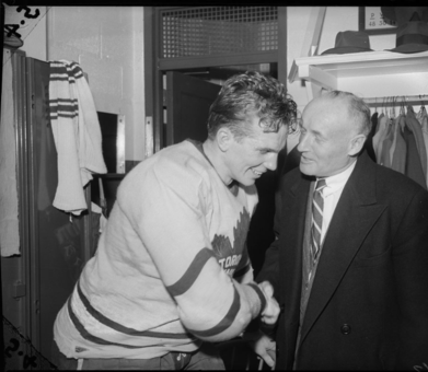 Vintage Detroit Red Wings Jersey Worn by Warren Godfrey in 1957