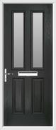 2 panel 2 square glazed composite door