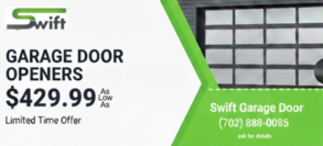 Garage Door Repair Service Call Coupon in Las Vegas