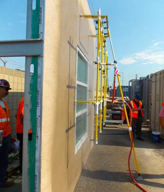 ASTM E1105, ASTM E1105, E1105, ASTM E1105 Los Angeles, ASTM E1105 Spray Rack, ASTM E1105 San Francisco, ASTM E1105 San Diego, AAMA 503 Testing, Water Intrusion Los Angeles, Water Intrusion Specialist