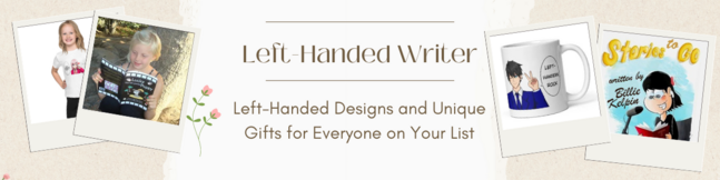 Left-Handed Writer Etsy Store