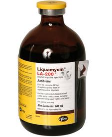 Liquamycin LA-200 Injectable Antibiotic for Cattle & Swine
