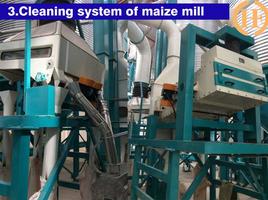 destoner, cleaning before maize milling and sifting