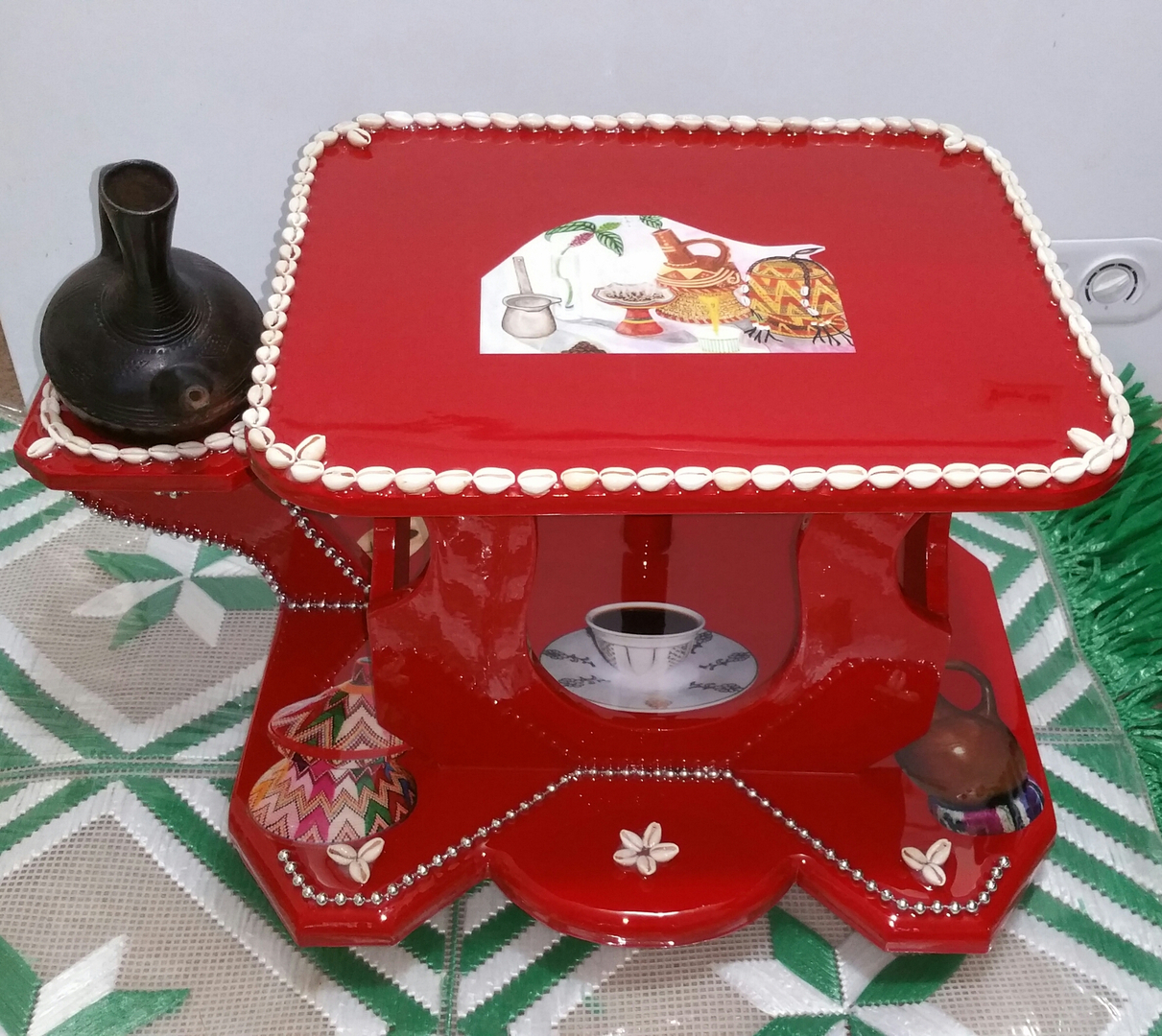 Ethiopian Traditional Coffee Table For Sale | Decoration Items Image