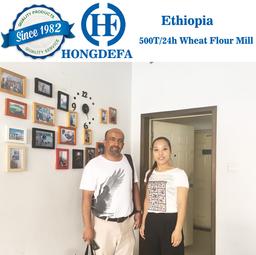 500 ton wheat flour mill machine in Ethiopia