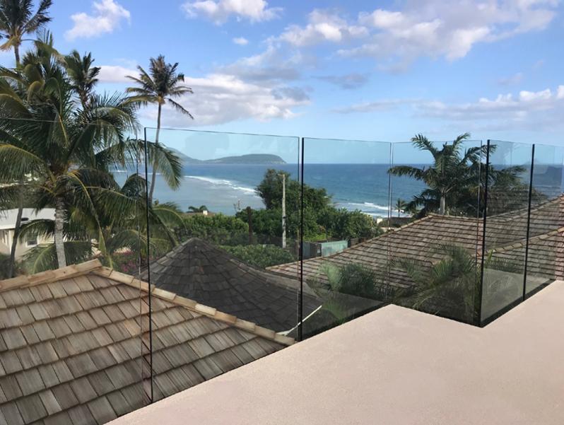 Glass railing Hawaii, glass for deck Hawaii, Glass rail system Honolulu, stainless steel railing Honolulu, stainless steel railing, railing , deck railing, deck